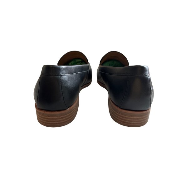 Aerosoles Easton NEW Leather Black Loafer Almond Toe Slip On Size 8.5 - Picture 5 of 7